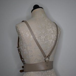 Nasty Gal Light Tan Harness Belt